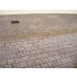 1/35 Large Cobblestone Road Section with Sidewalk